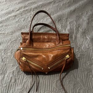 Botkier Learher bag with bright royal blue lining